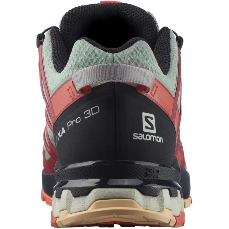 Olive / Red Salomon Xa Pro 3d V8 GTX Women's Trail Running Shoes | PH 59672W